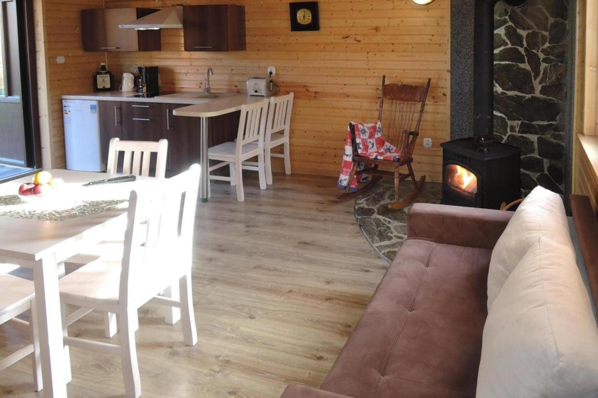 Villa Modern Wood House In Rewal With A Terrace Esterno foto